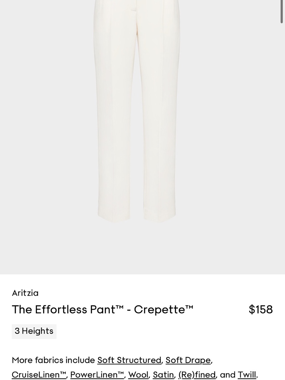 Wilfred Effortless Pant